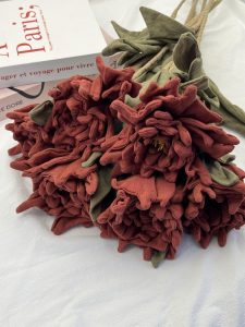 Handmade Fabric Flowers detail