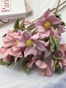 Handmade Fabric Flowers detail