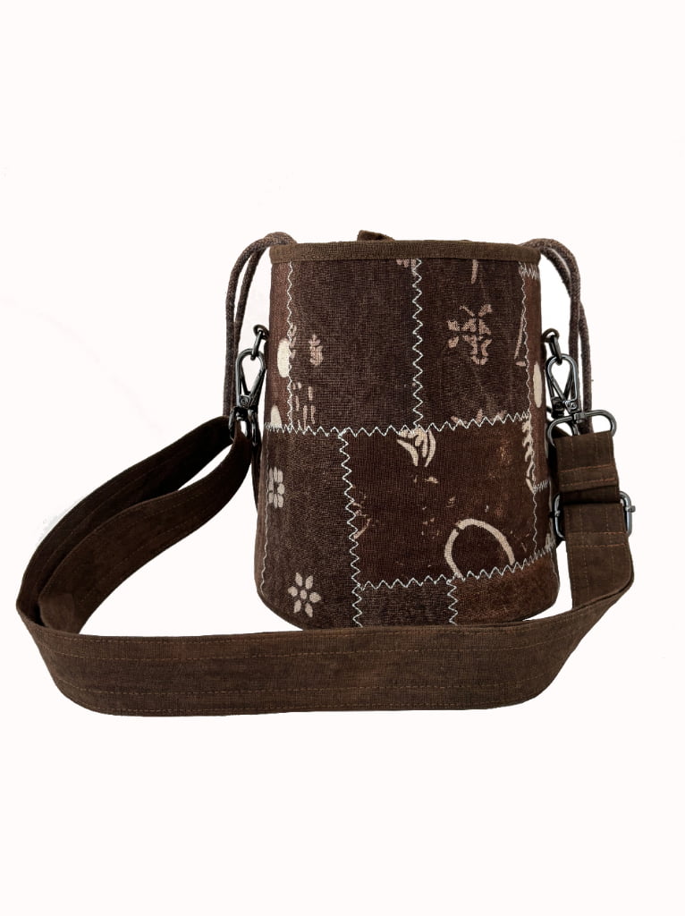 Embroidery Natural Dyed Patchwork Bag