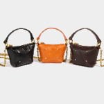 Deconstructed Mini Leather Bag | Vintage Chain Crossbody & Micro Top-Handle Purse
