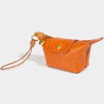 Deconstructed Mini Leather Bag | Vintage Chain Crossbody & Micro Top-Handle Purse
