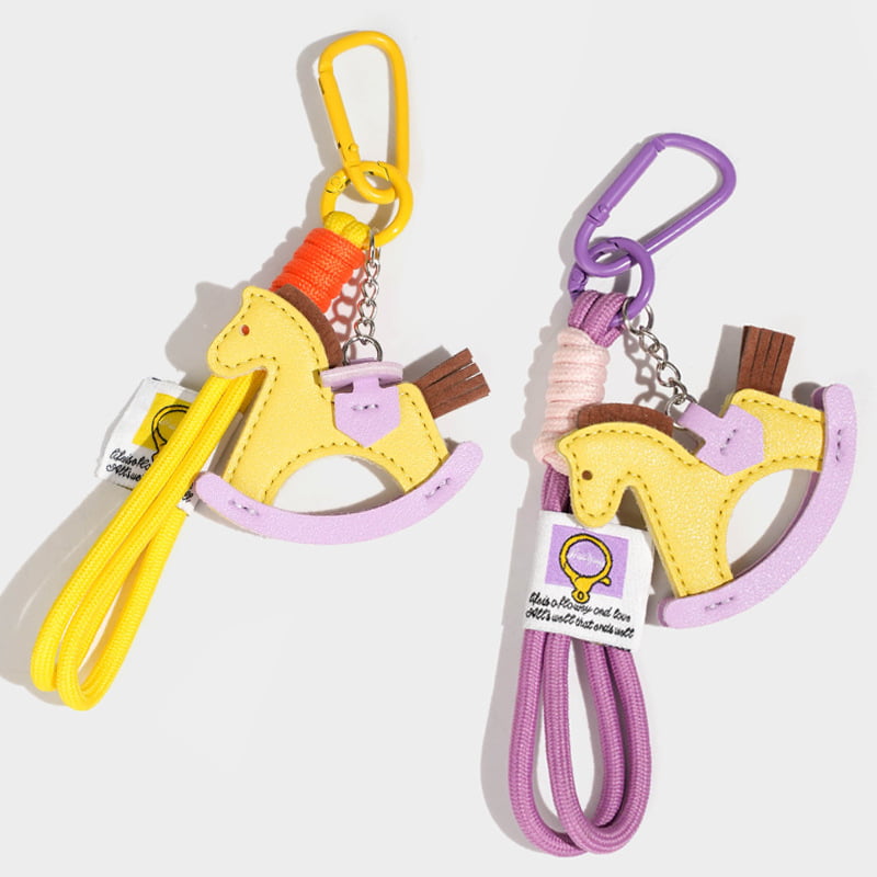 Cute Miu Style Rocking Horse Bag Lanyard