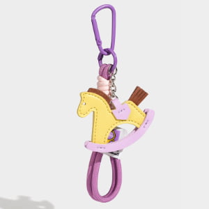 Cute Miu Style Rocking Horse Bag Lanyard detail