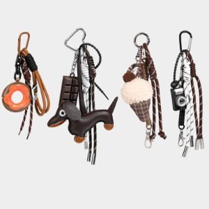 Minimalist Leather Key Rings