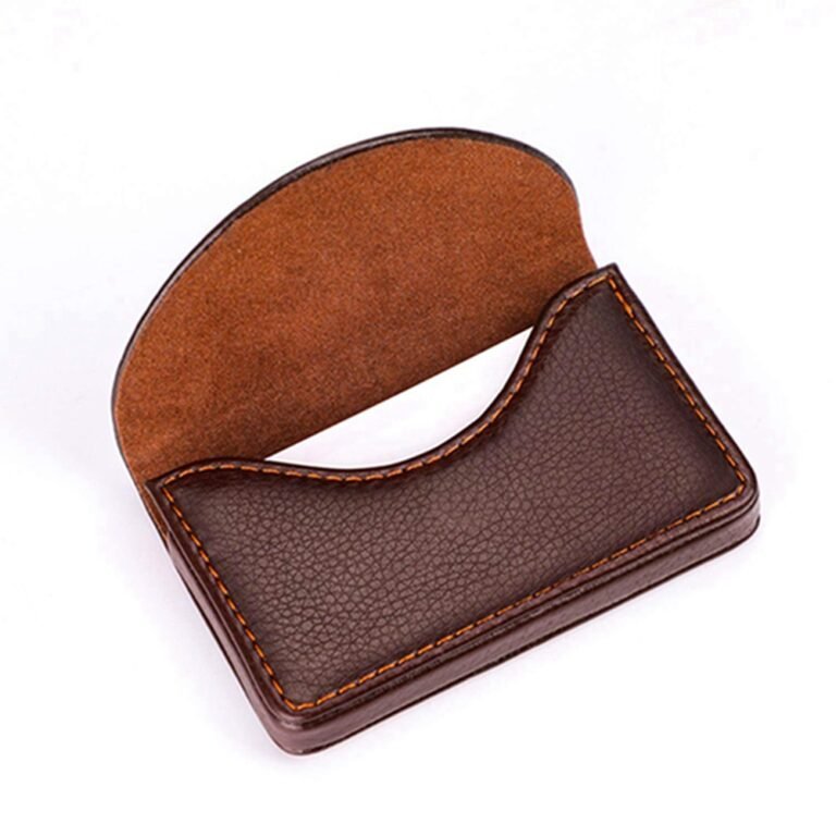Leather Business Card Holder | Custom Executive Card Cases & Desk Accessories