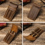 Wholesale Leather Pen Case Collection | Custom Artisanal Fountain Pen Pouches & Desk Accessories