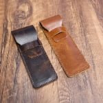 Wholesale Leather Pen Case Collection | Custom Artisanal Fountain Pen Pouches & Desk Accessories