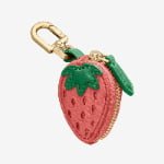 Leather Fruit Key Cases | Cute Coin Purse Charms & Bag Pendants