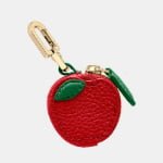 Leather Fruit Key Cases | Cute Coin Purse Charms & Bag Pendants