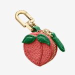 Leather Fruit Key Cases | Cute Coin Purse Charms & Bag Pendants