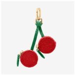 Leather Fruit Key Cases | Cute Coin Purse Charms & Bag Pendants