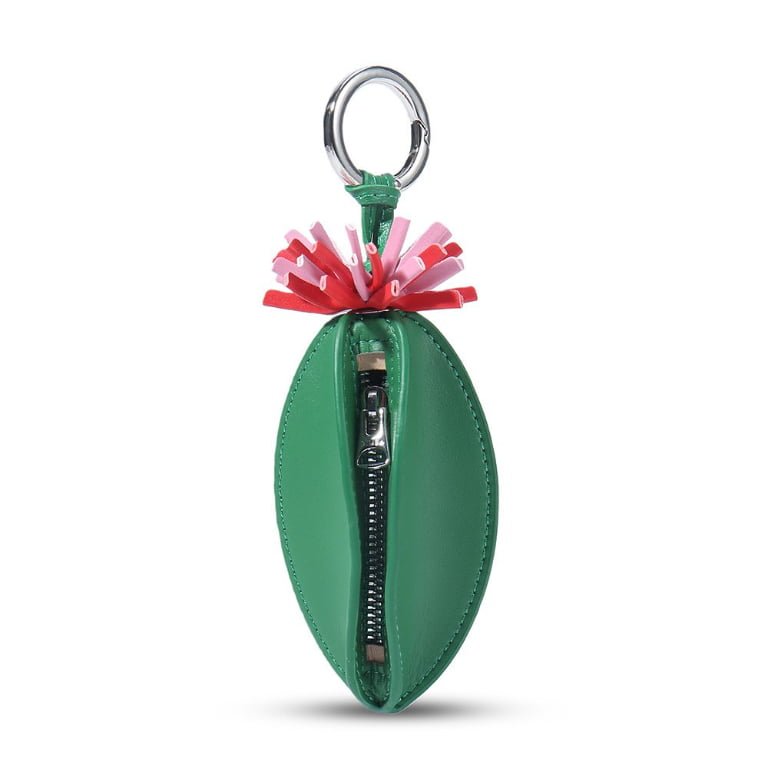 Leather Fruit Key Cases | Cute Coin Purse Charms & Bag Pendants
