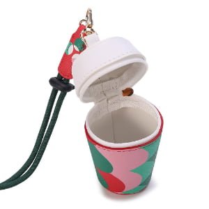 Wholesale Mini Coffee Cup Leather Headphone Bags | Cute 3D Earbud Pouches & Bag Pendants