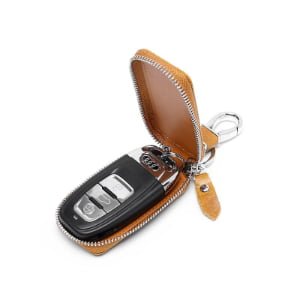 Genuine Leather Car Key Cases | Custom Executive Key Holders & Auto FOB Protectors