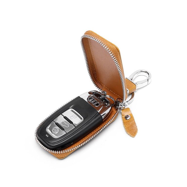 Genuine Leather Car Key Cases | Custom Executive Key Holders & Auto FOB Protectors